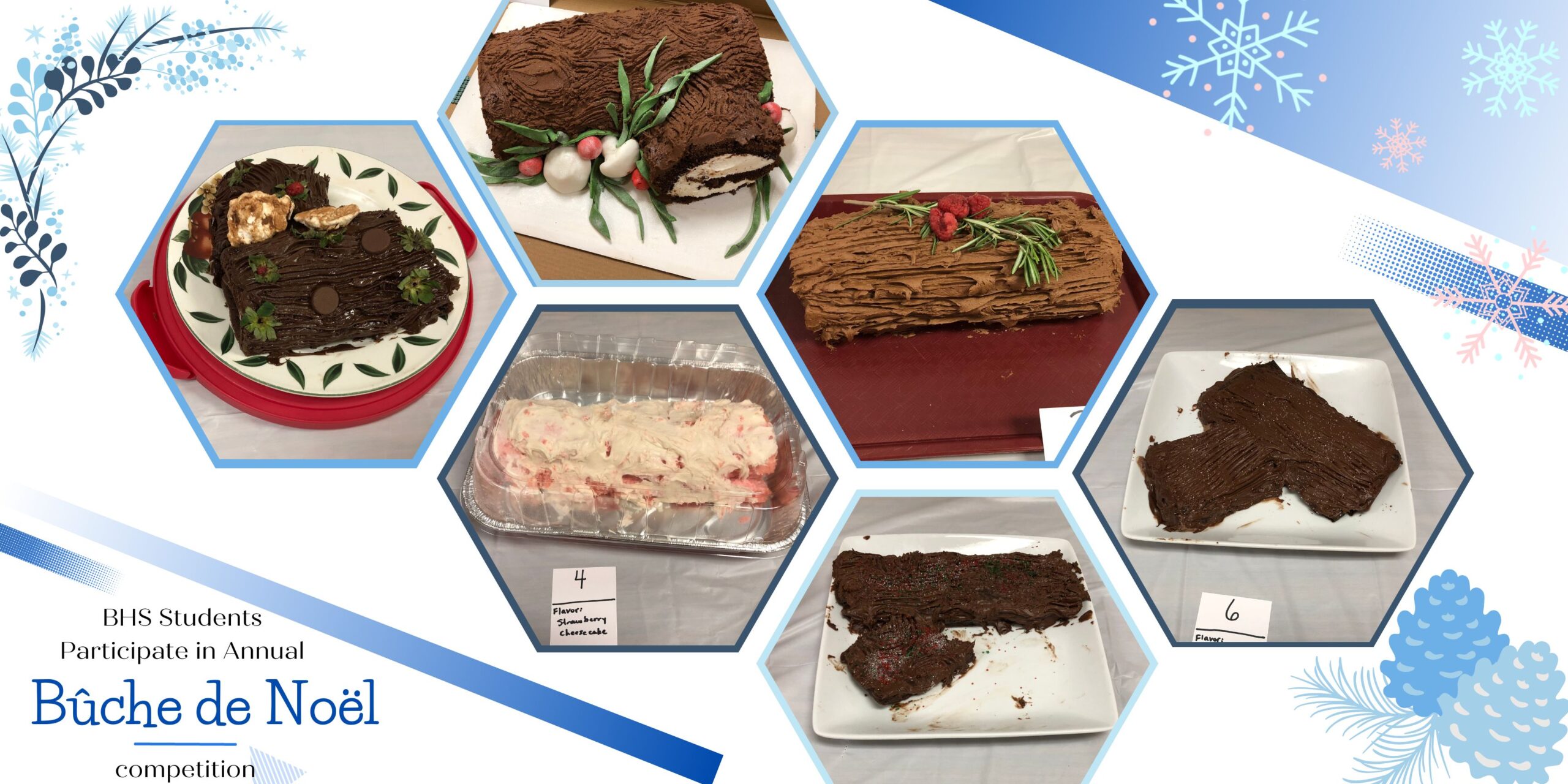 Students Introduced to Yule Log Christmas Tradition