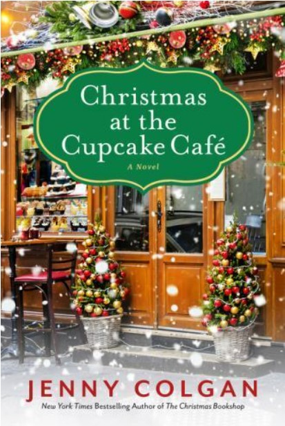 The cover image of Christmas at the Cupcake Café by Jenny Colgan