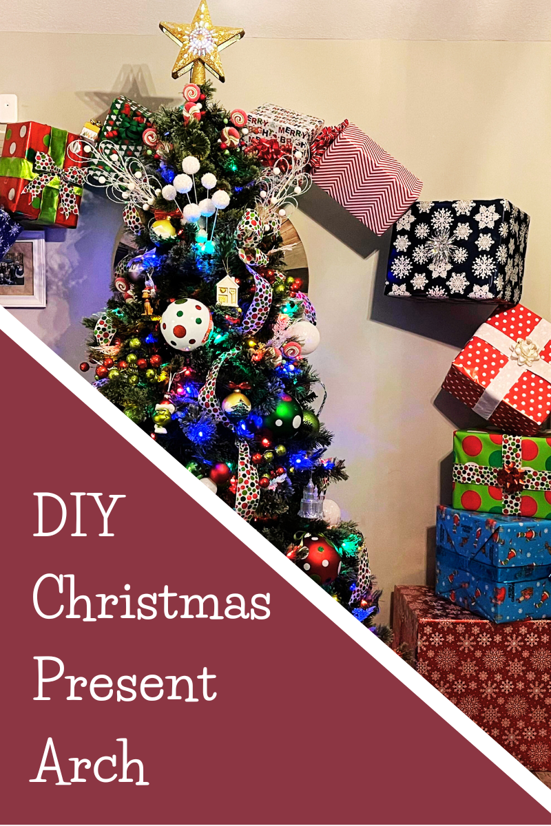 DIY Christmas Present Arch